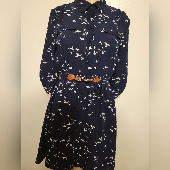 Indigo Blue Dresses & Skirts - Indigo Rose Blue Dress Small Clinch  Waist Vacation Summer